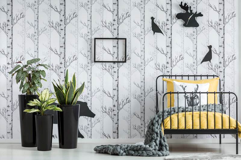 Doniczka LILIA 300 - czarny beton