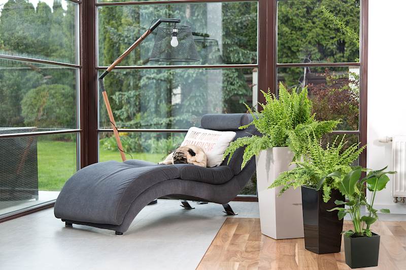 Doniczka FINEZJA 300x300 - czarny beton