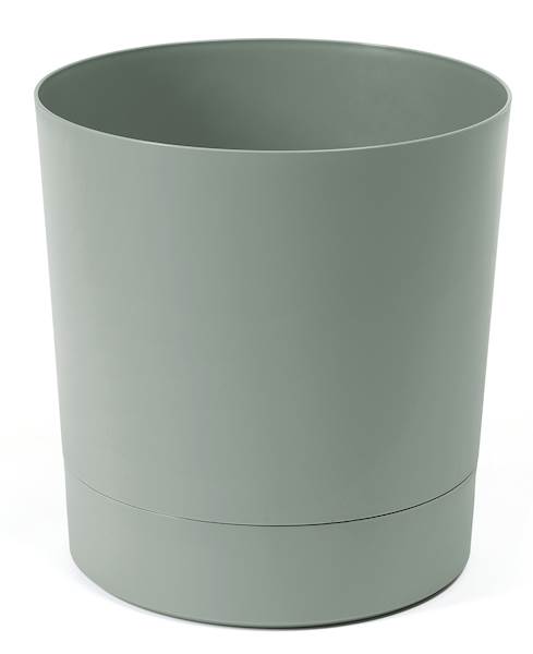 Donica z podstawką AURA 145 recycled szarozielony