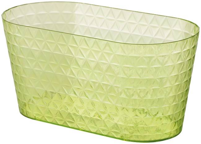 Skrzynka Diament Petit 27 transparentny limonka