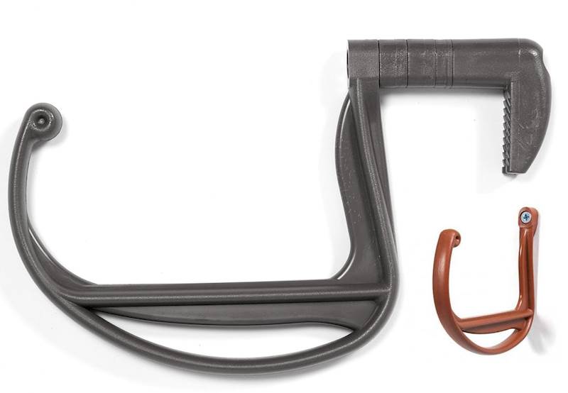 Uchwyt na 5-kę do skrzynki balkonowej - antracyt