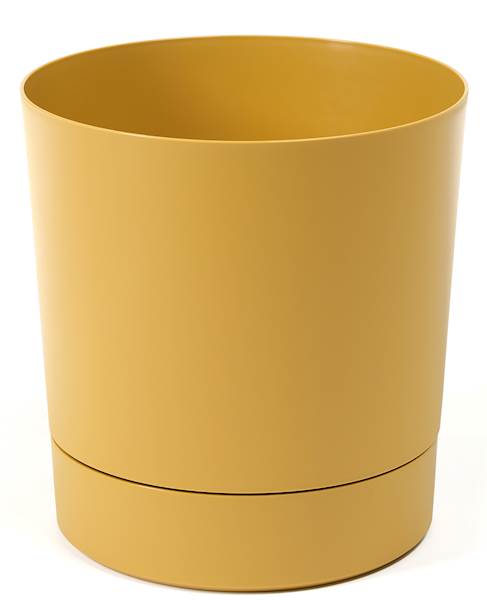 Donica z podstawką AURA 380 musztardowy