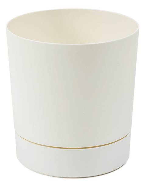 Donica z podstawką AURA 125 recycled kremowy