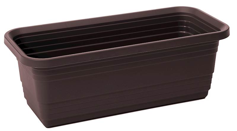 Skrzynka balkonowa BONA 400 mm - mokka