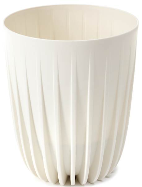 Doniczka MIRA 250 mm recycled kremowy