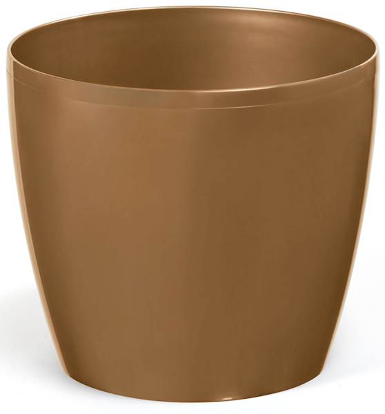 Osłonka doniczka MAGNOLIA 135 mm - złoty metalik