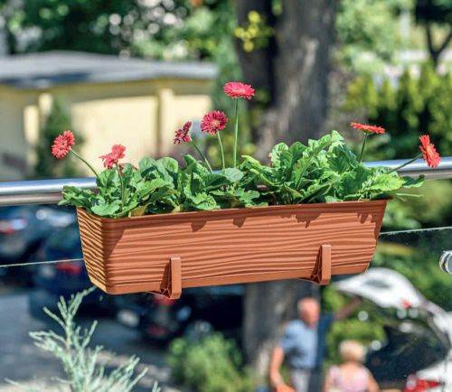 Uchwyt balkonowy uniwersalny terakota