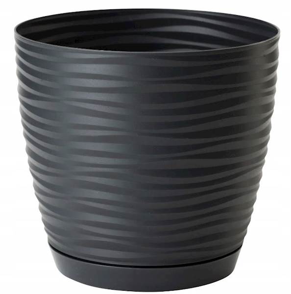 Sahara petit okrągła z podstawką 15 czarny