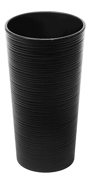 Doniczka LILIA 250 dłuto - czarny