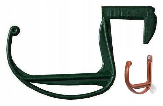 Uchwyt na 5-kę do skrzynki balkonowej - zielony