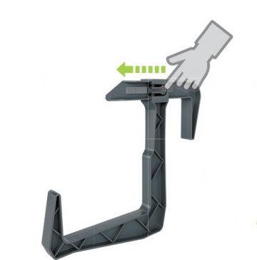 Uchwyt balkonowy uniwersalny antracyt