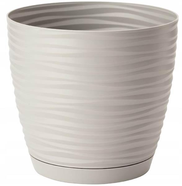 Sahara petit okrągła z podstawką 15 jasnoszary