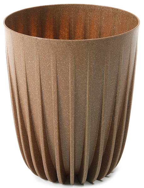 Doniczka MIRA 145 mm ECO wood naturalne drewno