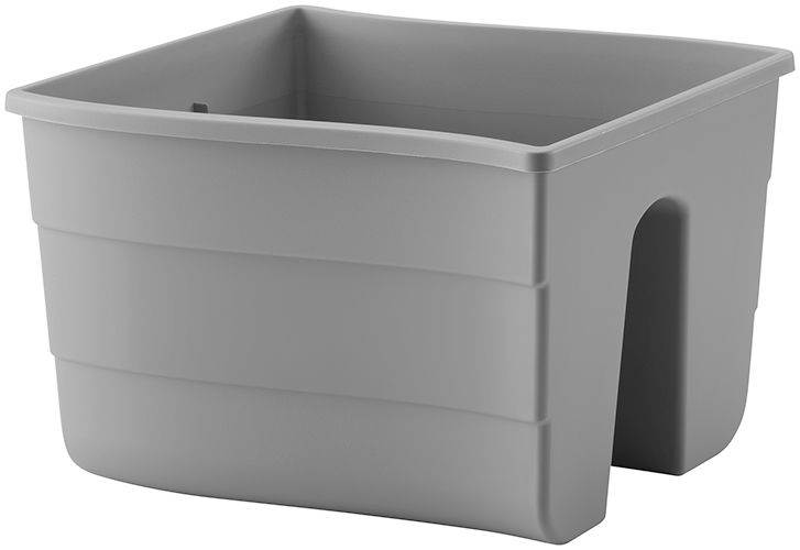 Donica skrzynka balustradowa fala 30 platyna