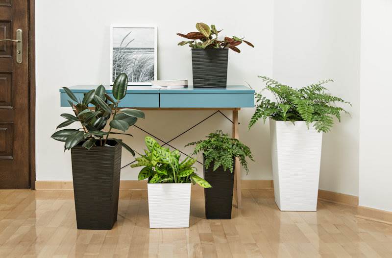 Doniczka FINEZJA 250x250 dłuto - kremowy