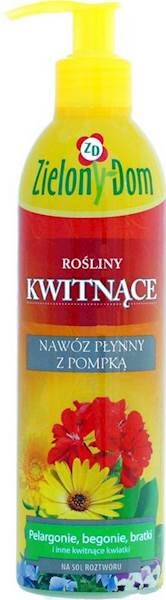 Nawóz dla roślin kwitnących 300 ml/350 g z pompką