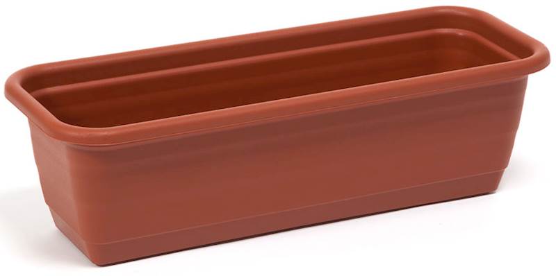 Skrzynka balkonowa Natura 400 mm - ceglasty