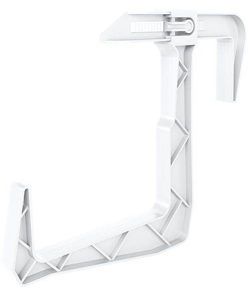 Uchwyt balkonowy uniwersalny biały