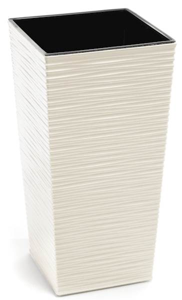 Doniczka FINEZJA 250x250 dłuto - kremowy
