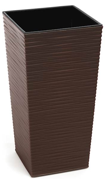 Doniczka FINEZJA 250x250 dłuto - mokka