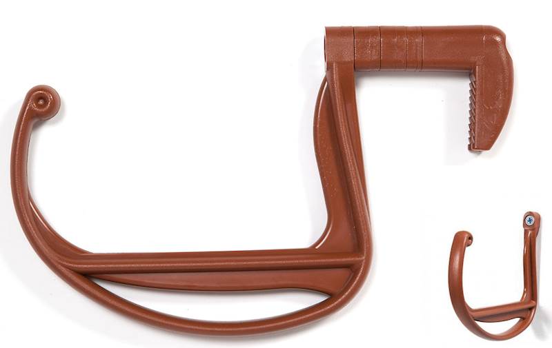 Uchwyt na 5-kę do skrzynki balkonowej - ceglasty