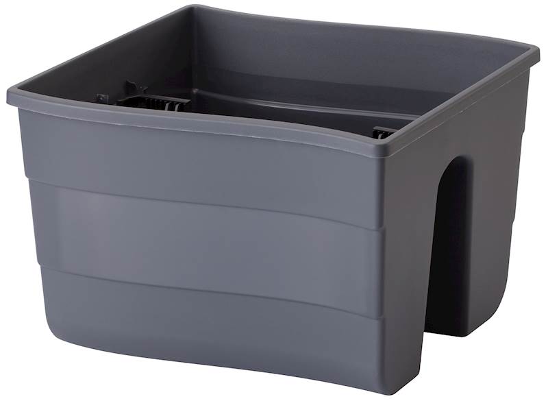 Donica skrzynka balustradowa fala 30 antracyt