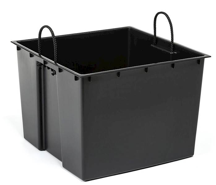 Doniczka JUKA 300x300 rattan - biały