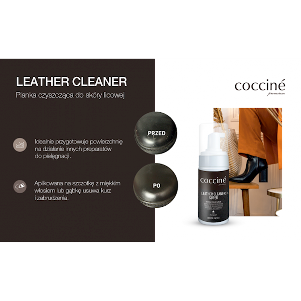 Pianka czyszcząca Coccine LEATHER CLEANER