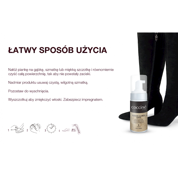 Pianka czyszcząca do nubuku Coccine NUBUCK CLEANER
