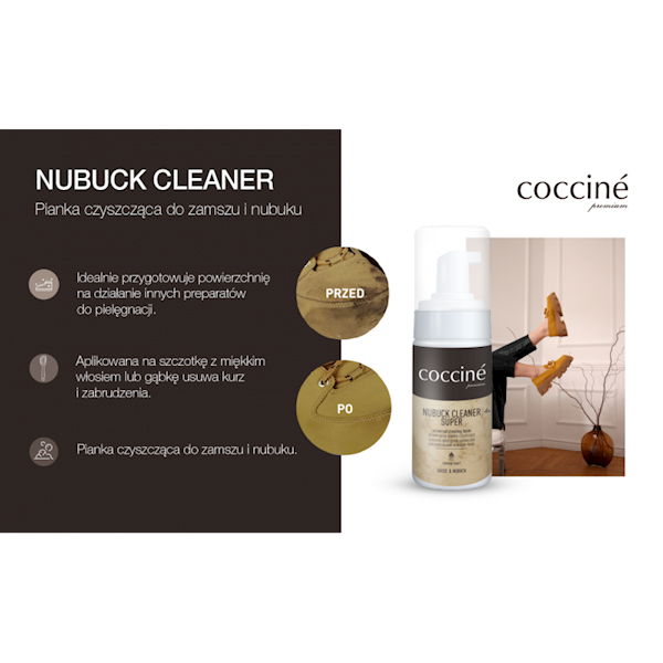 Pianka czyszcząca do nubuku Coccine NUBUCK CLEANER