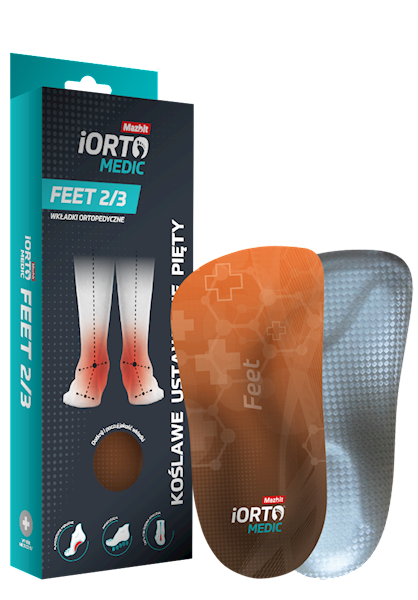 Wkładki ortopedyczne iORTO FEET KID 2/3