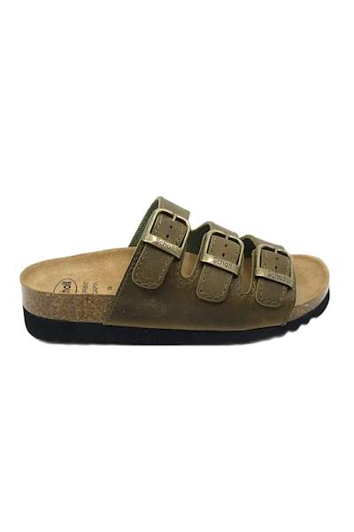 Klapki SCHOLL Rio Wedge oliwkowy