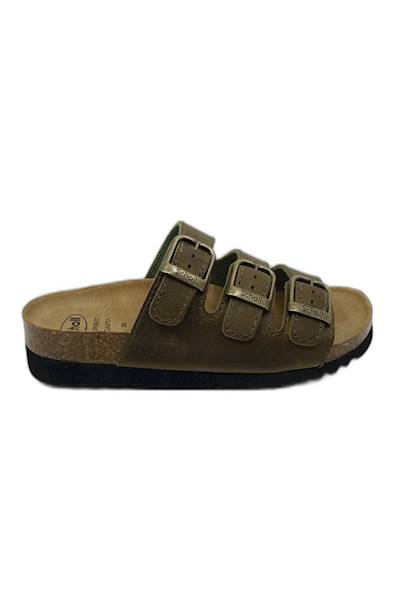 Klapki SCHOLL Rio Wedge oliwkowy