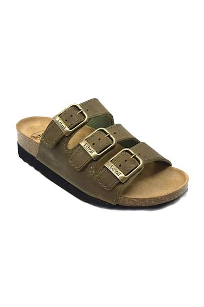 Klapki SCHOLL Rio Wedge oliwkowy