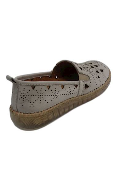 Półbuty MANITU 840073-08  beżowy