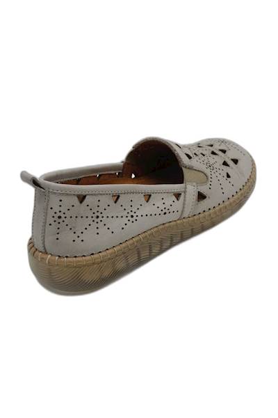 Półbuty MANITU 840073-08  beżowy