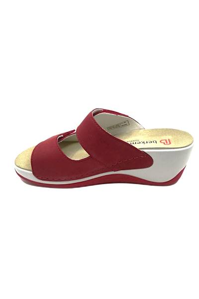 Klapki BERKEMANN Calista 01201-234 czerwony