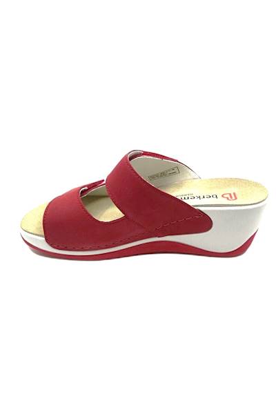 Klapki BERKEMANN Calista 01201-234 czerwony