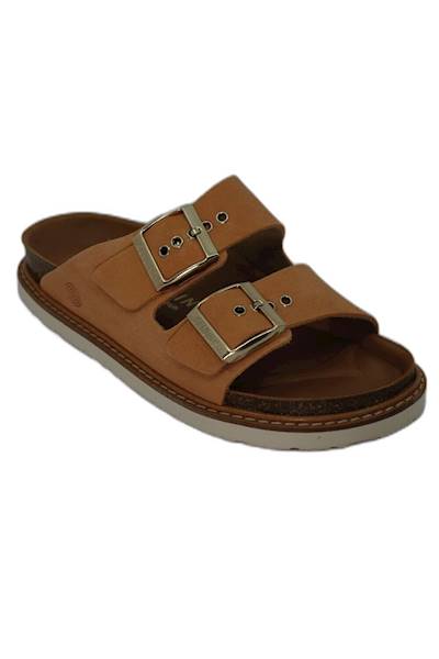 Klapki GENUINS Hawaii Velour GE-G105573 pomarańcz