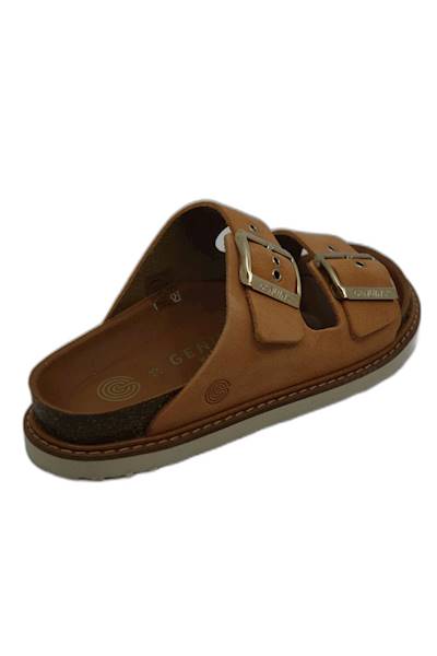 Klapki GENUINS Hawaii Velour GE-G105573 pomarańcz