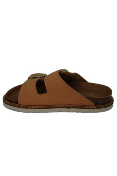 Klapki GENUINS Hawaii Velour GE-G105573 pomarańcz