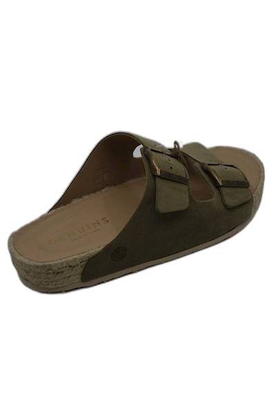 Klapki GENUINS Manacor Velour GE-G104956 zielony