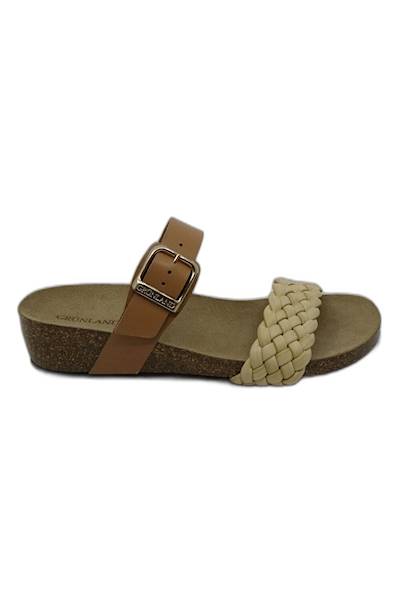 Klapki GRUNLAND MEMI GRCB 2989-70 beżowy