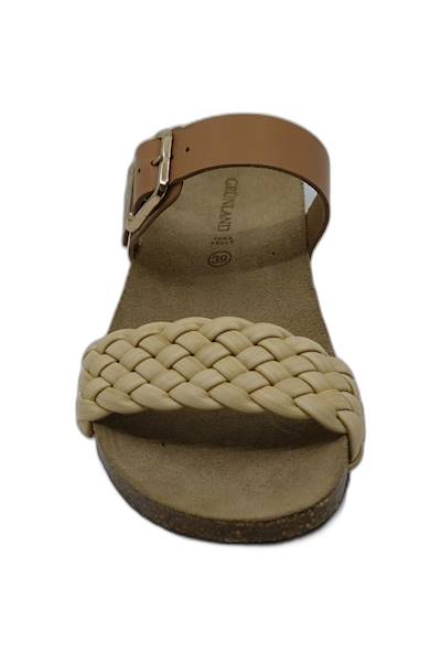 Klapki GRUNLAND MEMI GRCB 2989-70 beżowy