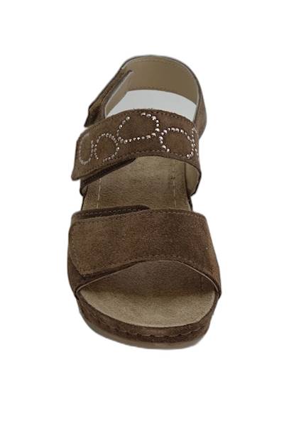 Sandały SCHOLL ABERDEEN WEDGE brązowy