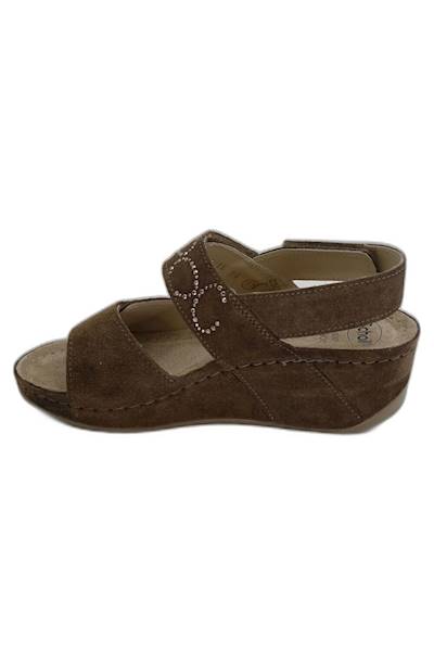 Sandały SCHOLL ABERDEEN WEDGE brązowy