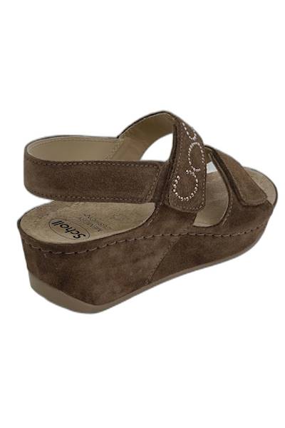 Sandały SCHOLL ABERDEEN WEDGE brązowy
