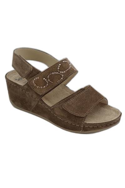 Sandały SCHOLL ABERDEEN WEDGE brązowy