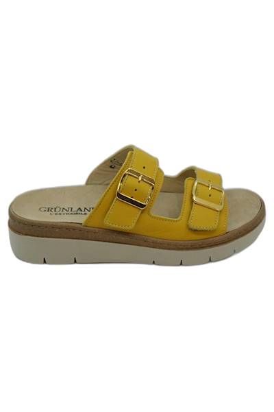 Klapki GRUNLAND GRCE024168 MOLL GIALLO żółty