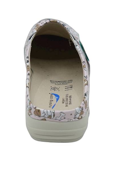 Klapki NURSING CARE Berlin NU-WG4AF53 Dog/róż